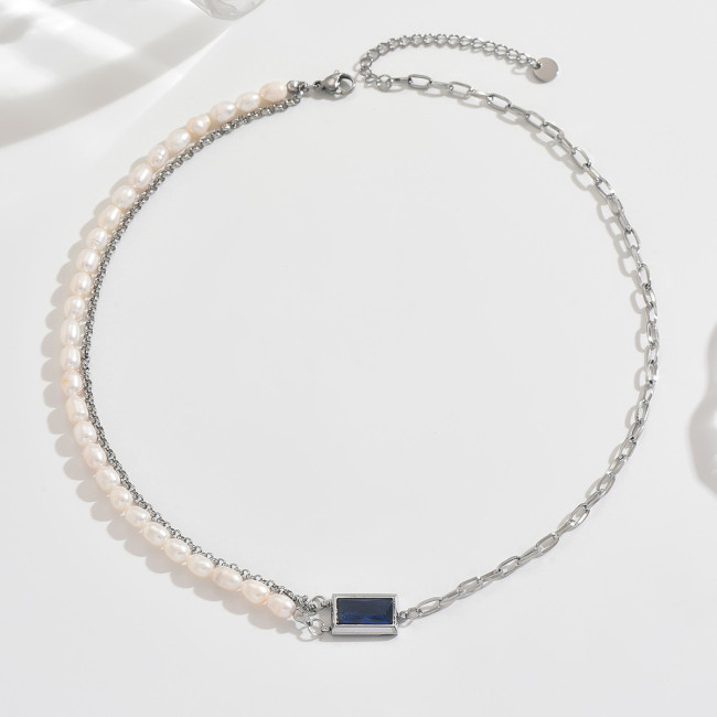 Wholesale Stainless Steel Mixed Pearl Chain
