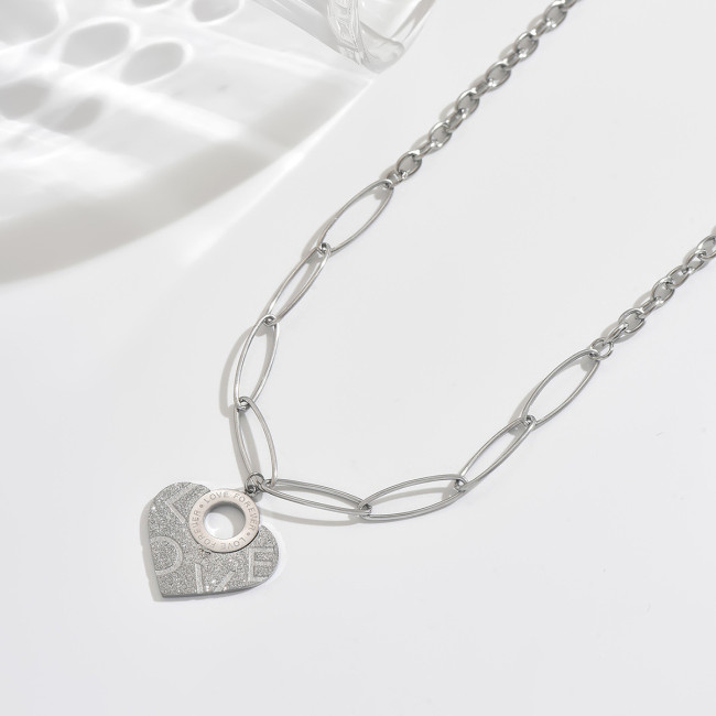 Wholesale Stainless Steel Love Forever Heart Pendant