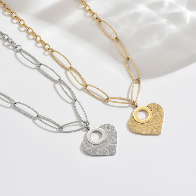 Wholesale Stainless Steel Love Forever Heart Pendant