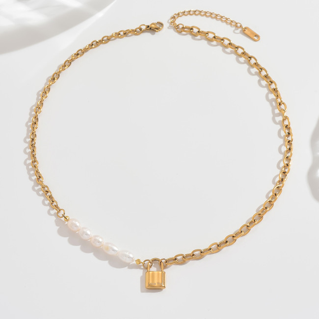 Wholesale Stainless Steel Mixed Pearl Chain