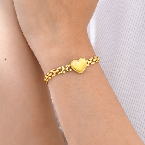 Wholesale Stainless Steel Heart Fashion Bracelet