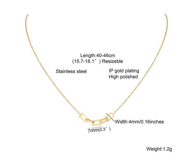 Wholesale Stainless Steel Women Necklace Bracelet Set