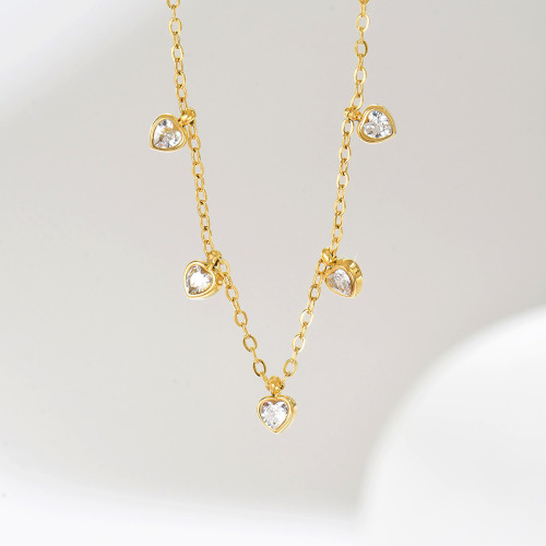 Wholesale Stainless Steel Heart Charm Necklace