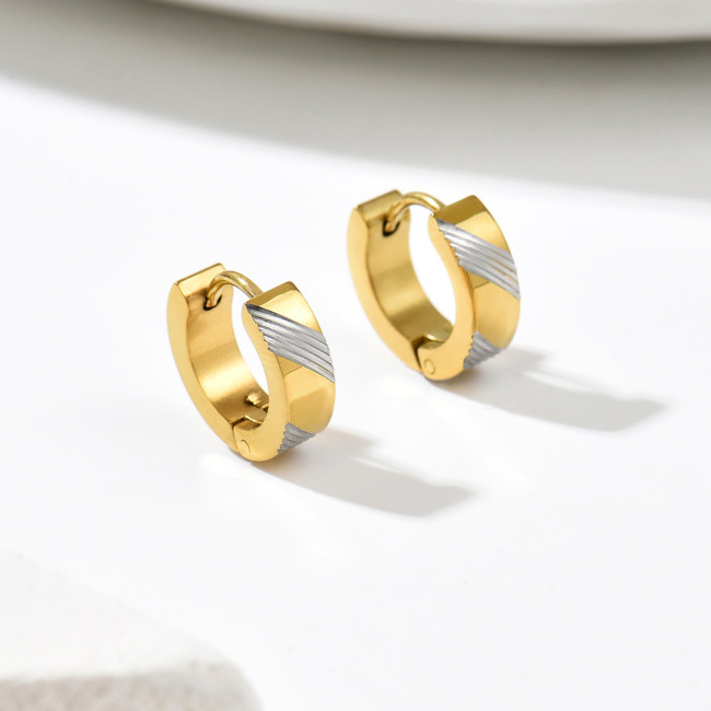 Wholesale Stainless Steel Huggie Earrings