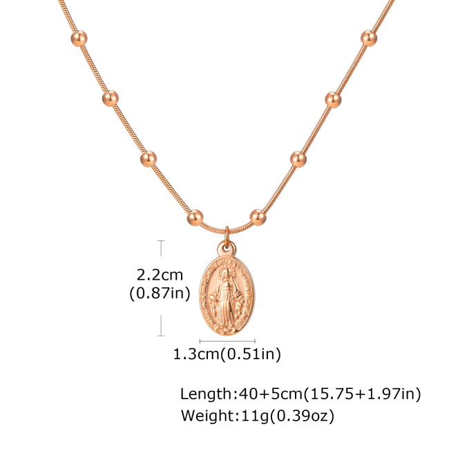 Wholesale Stainless Steel Madonna Pendant