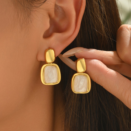 Wholesale Vintage Enamel Drop Earrings