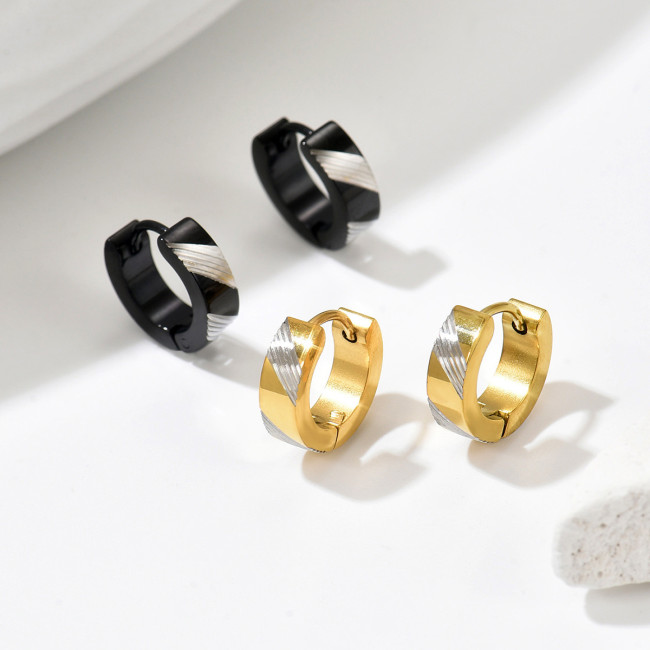 Wholesale Stainless Steel Huggie Earrings