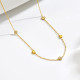 Wholesale Stainless Steel Station Necklace