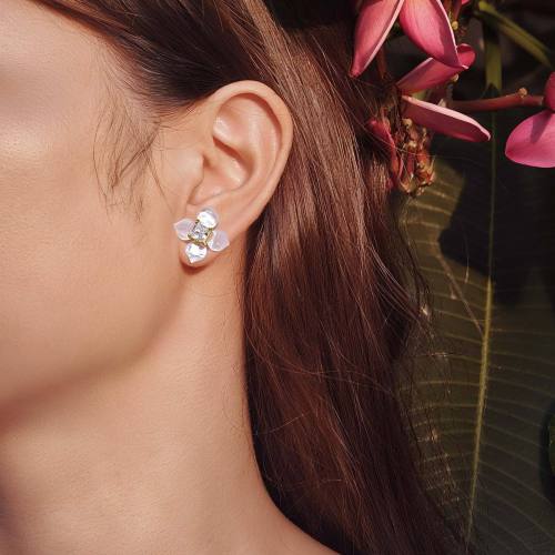 Wholesale Stainless Steel Resin Earrings