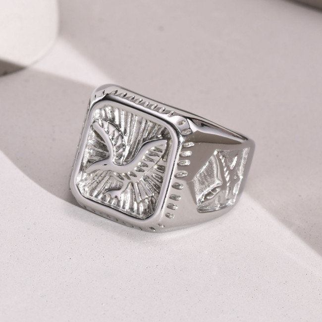 Wholesale Stainless Steel Fashion Eagle Ring