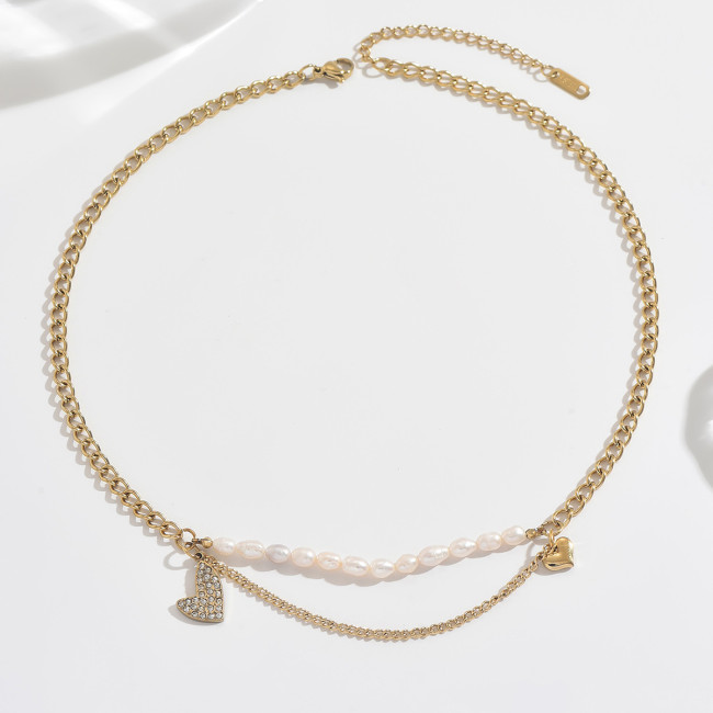 Wholesale Baroque Pearl Heart Jewelry