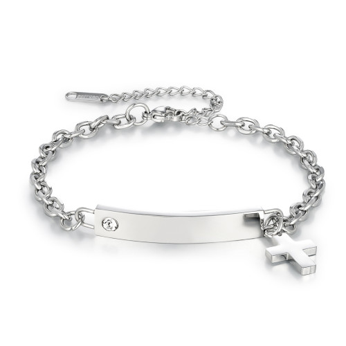 Wholesale Stainless Steel Custom ID Bracelet