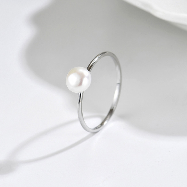 Wholesale Stainless Steel Pearl Ring