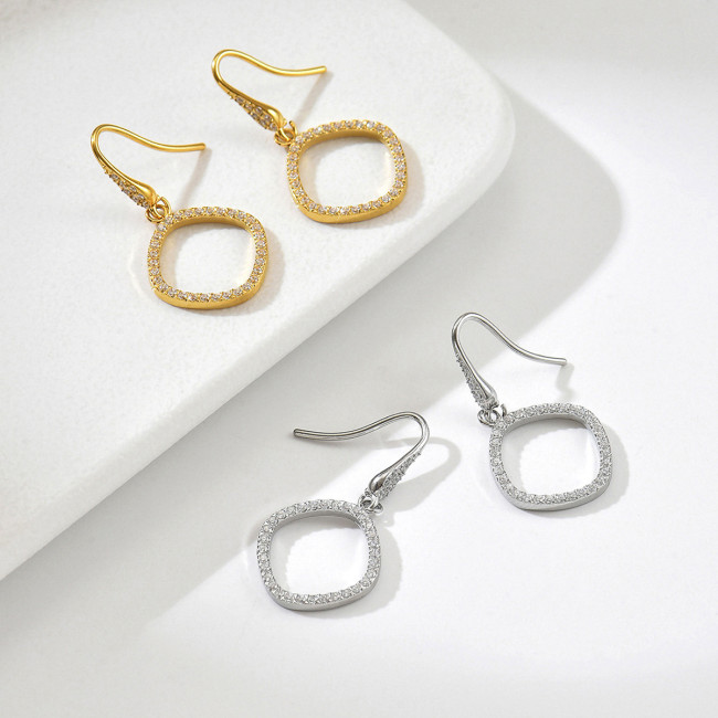 Wholesale Stainless Steel Geometric Drop Earrings
