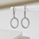 Wholesale Stainless Steel Oval Hoop Earrings