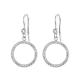 Wholesale Stainless Steel Circle Drop Earrings