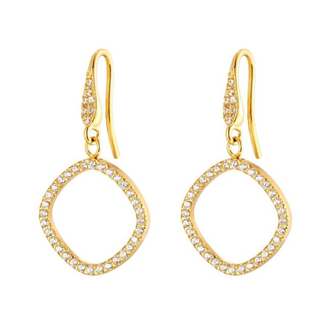 Wholesale Stainless Steel Geometric Drop Earrings
