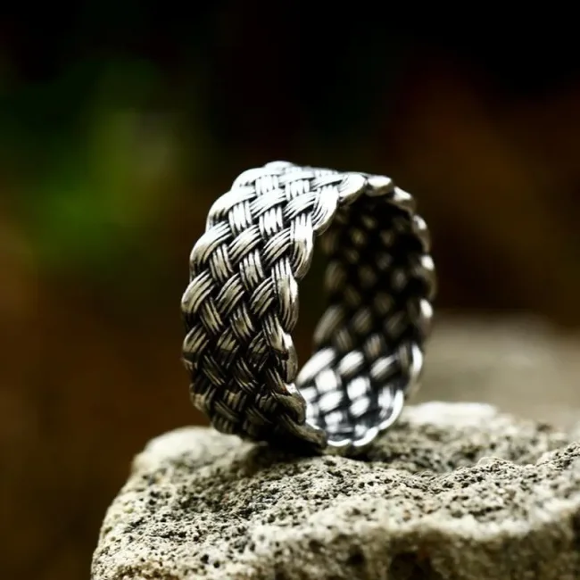 Wholesale Stainless Steel Mens Punk Celtic Knot Ring