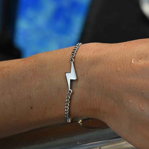 Wholesale Stainless Steel Lightning Bracelet