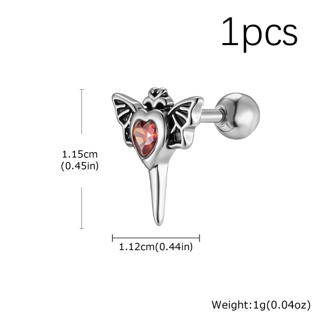 Wholesale Stainless Steel Men's Ear Studs