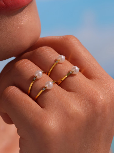 Wholesale Stainless Steel Geometric Rings for Women