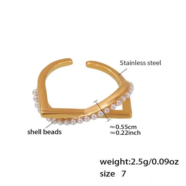 Wholesale Stainless Steel Geometric Rings for Women