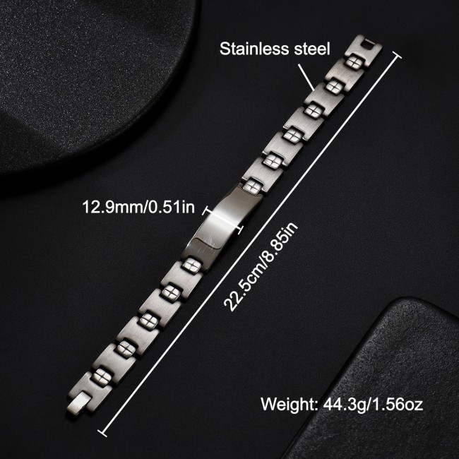 Wholesale Men's Stainless Steel ID Bracelet