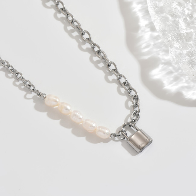 Wholesale Stainless Steel Mixed Pearl Chain