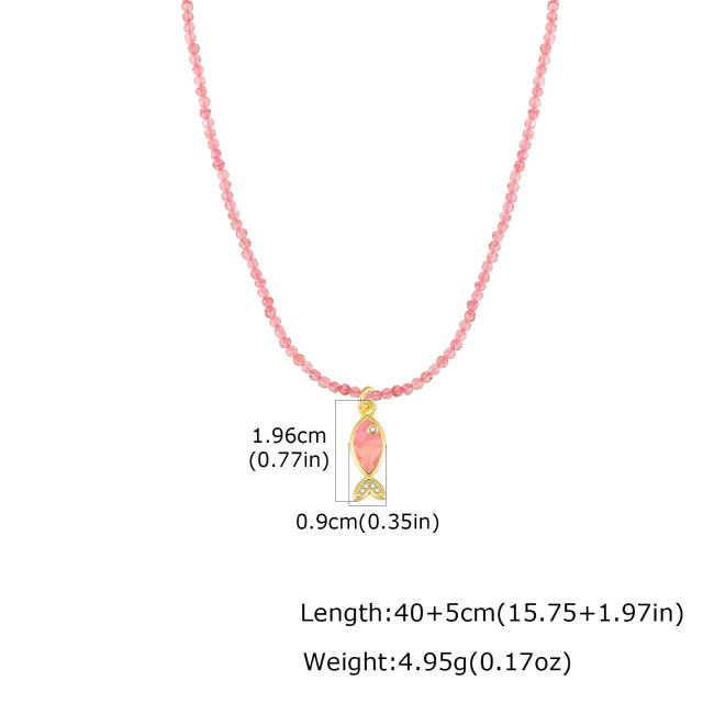 Wholesale Natural Gemstone Beaded Choke