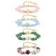 Wholesale Gold Plated Natural Crystal Chip Bracelet