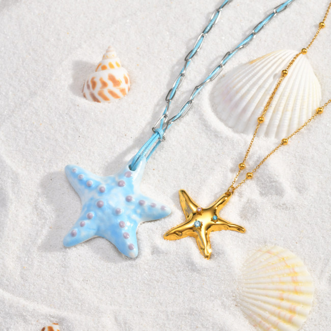 Wholesale Stainless Steel Starfish Pendant