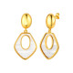 Wholesale Vintage Stainless Steel Shell Earrings