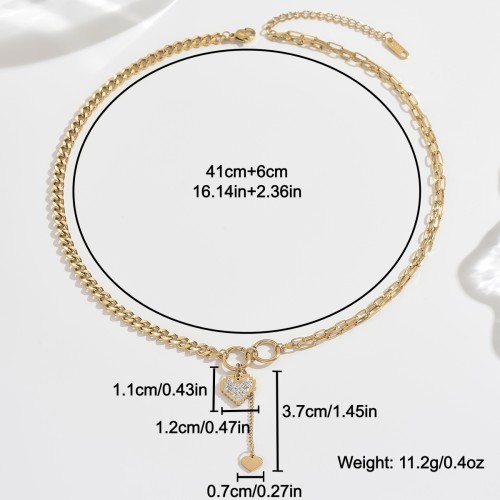 Wholesale Stainless Steel Minimalist Layering Necklace