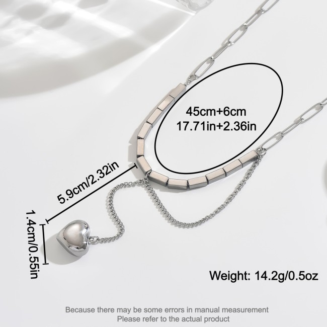 Wholesale Stainless Steel Silver Necklace Collection