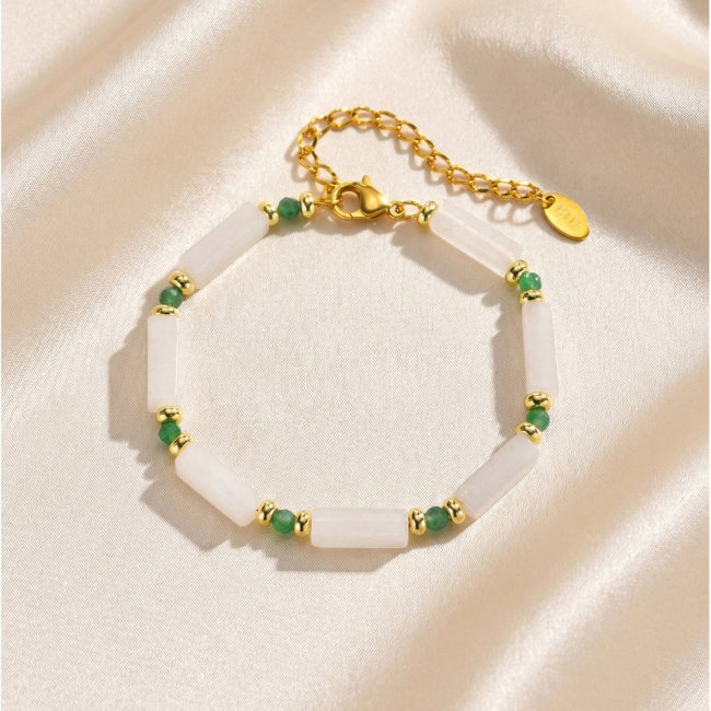 Wholesale Stainless Steel Tube Bead Bracelet
