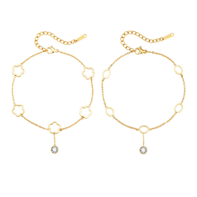 Wholesale Stainless Steel Openwork Charm Bracelet
