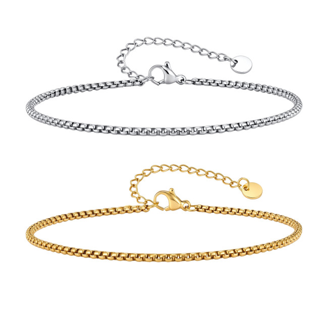 Wholesale Stainless Steel Everyday Minimalist Anklet