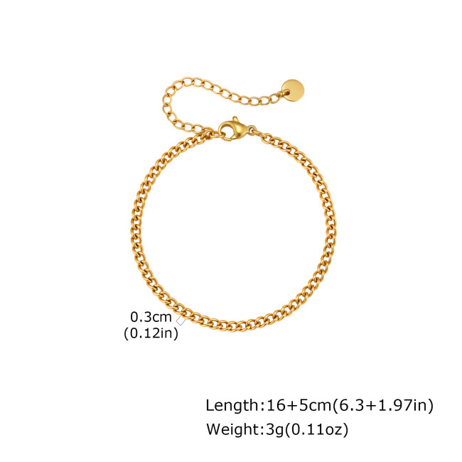Wholesale Stainless Steel Clean Fit Bracelet