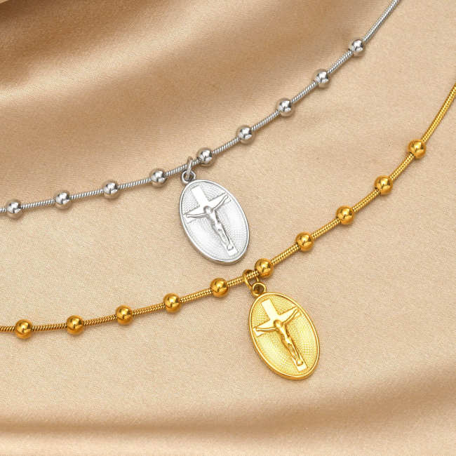 Wholesale Stainless Steel Religious Charm Bracelet