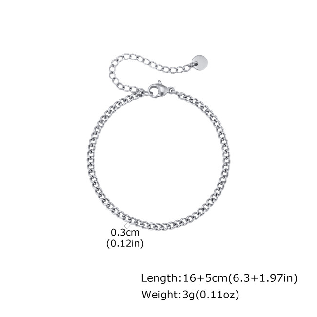 Wholesale Stainless Steel Clean Fit Bracelet