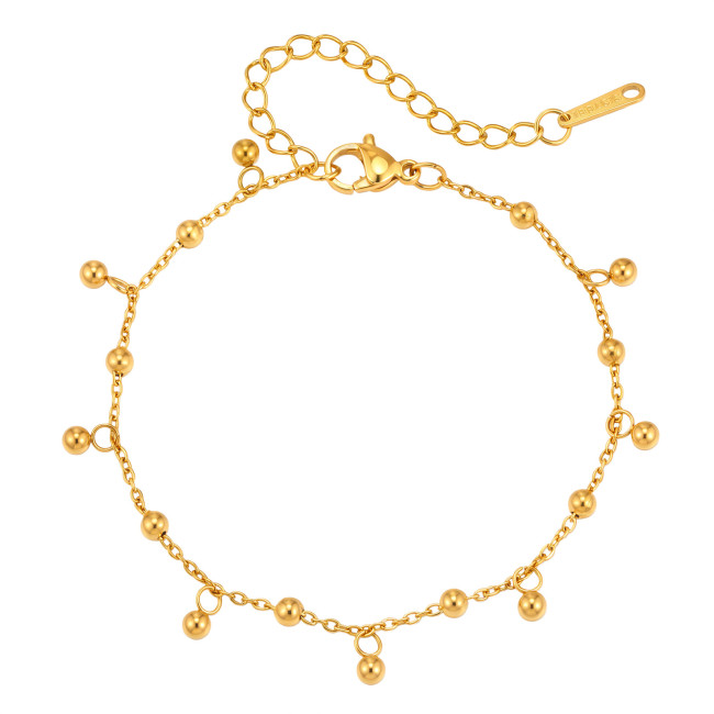 Wholesale Stainless Steel Delicate Beaded Bracelet