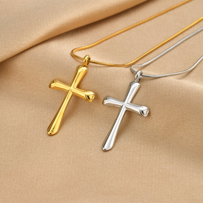 Wholesale Stainless Steel Minimalist Cross Pendant
