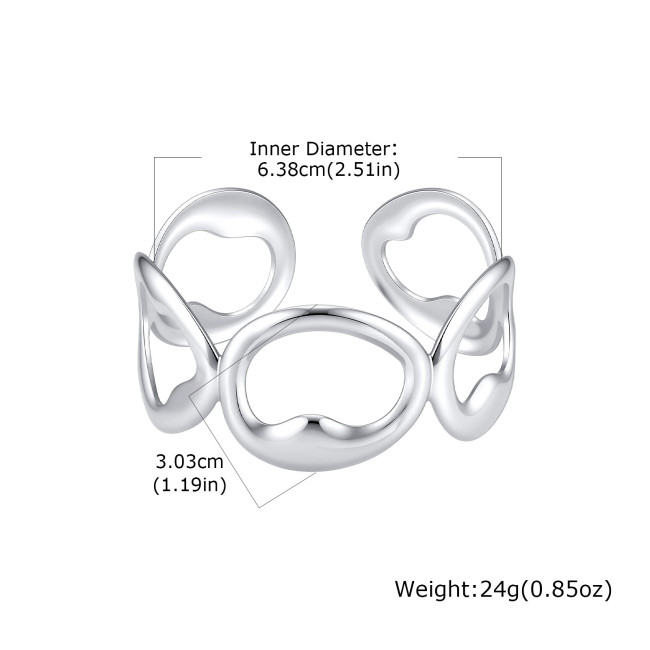 Wholesale Stainless Steel Silk Scarf Bangle