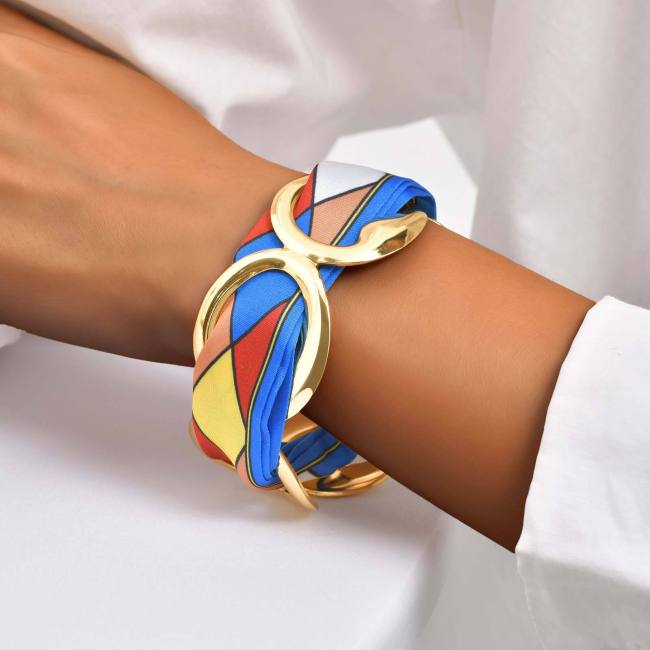 Wholesale Stainless Steel Silk Scarf Bangle