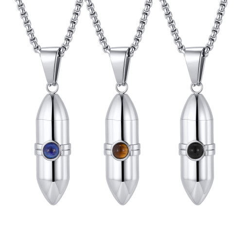 Wholesale Stainless Steel Bullet Urn Necklace