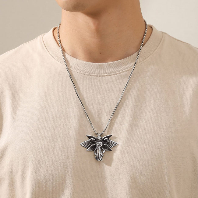 Wholesale Stainless Steel Archangel Pendant