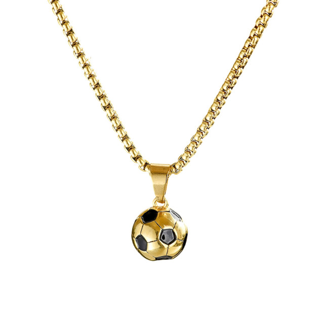 Wholesale Stainless Steel Soccer Ball Pendant