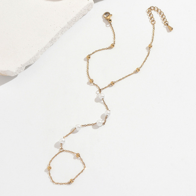 Wholesale Stainless Steel 18K Gold Plated Slave Bracelet