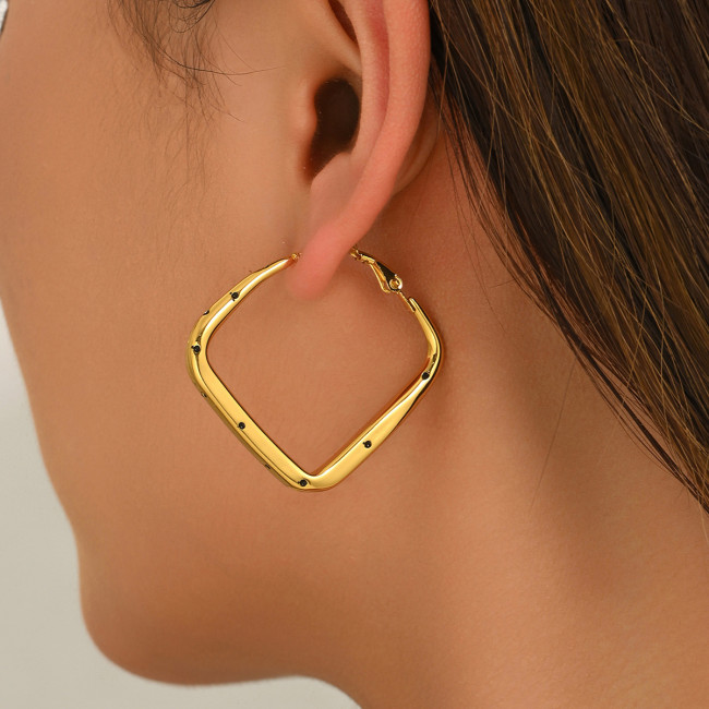 Wholesale Stainless Steel Chunky Hoop Earrings