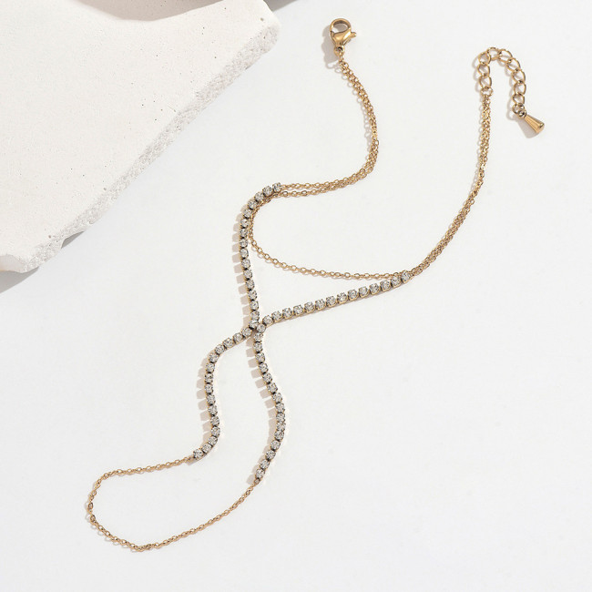 Wholesale Stainless Steel Tennis Chain Slave Bracelet